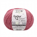 Anchor Cotton 'n' Wool fonal (rubinrózsaszín)