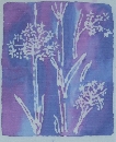 Kézzel festett selyemkép