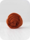Extra finom ausztrál merino szalaggyapjú M80 (rozsdavörös)